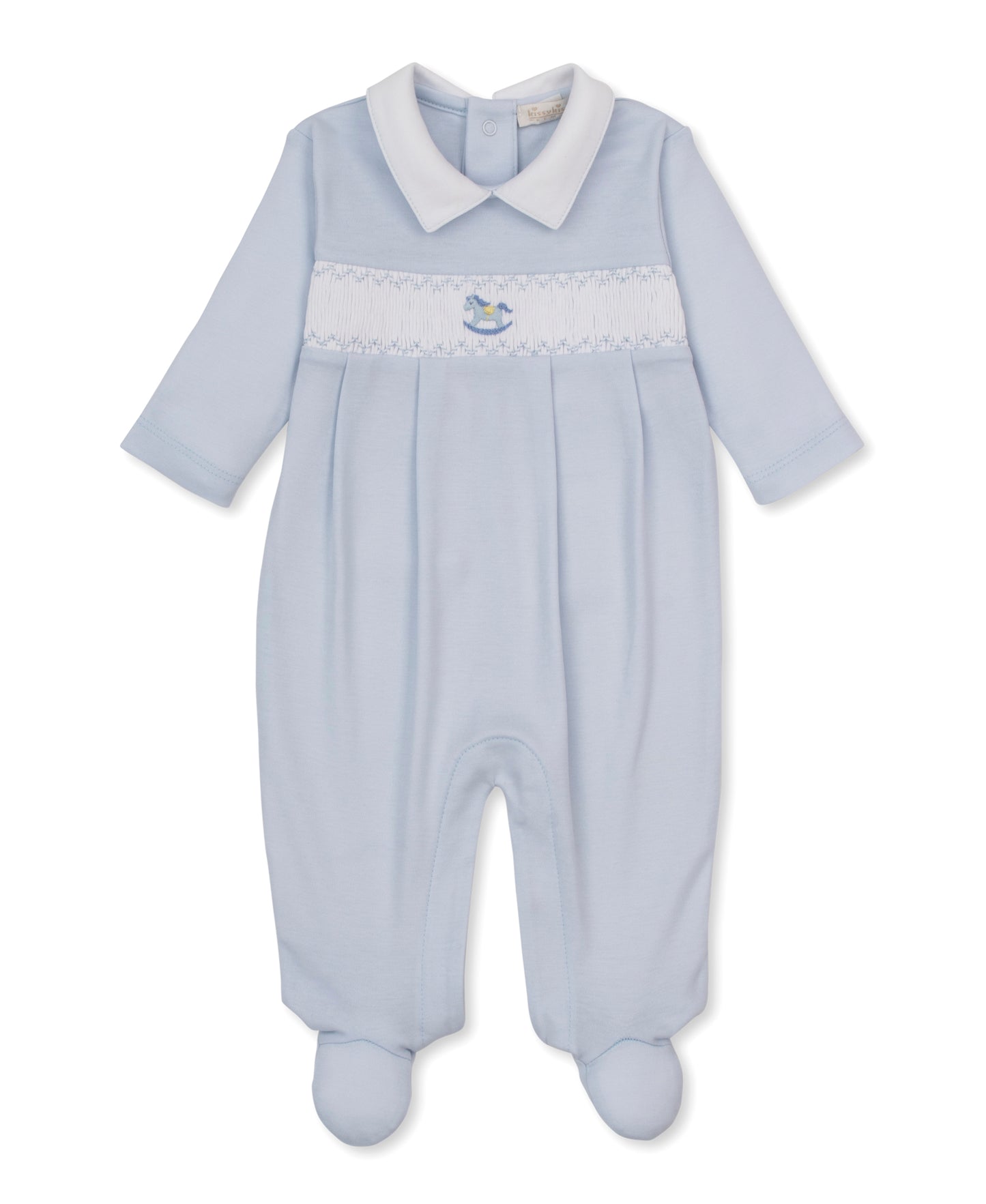 Footie w/Hand Smock + Collar - CLB Fall Medley 26