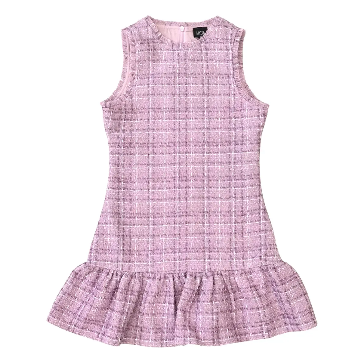 Aw Lavender Tweed Ruffle Skort - Tween