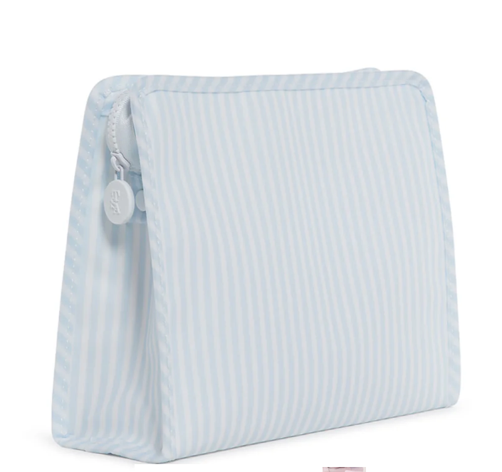 Roadie Large Zip Pouch - Pimlico Stripe Blue