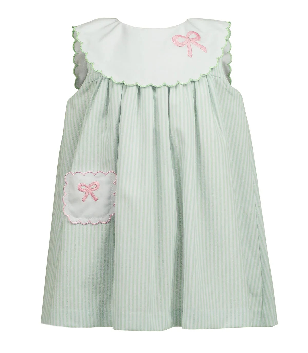 Bonnie Bows Girl Dress Green
