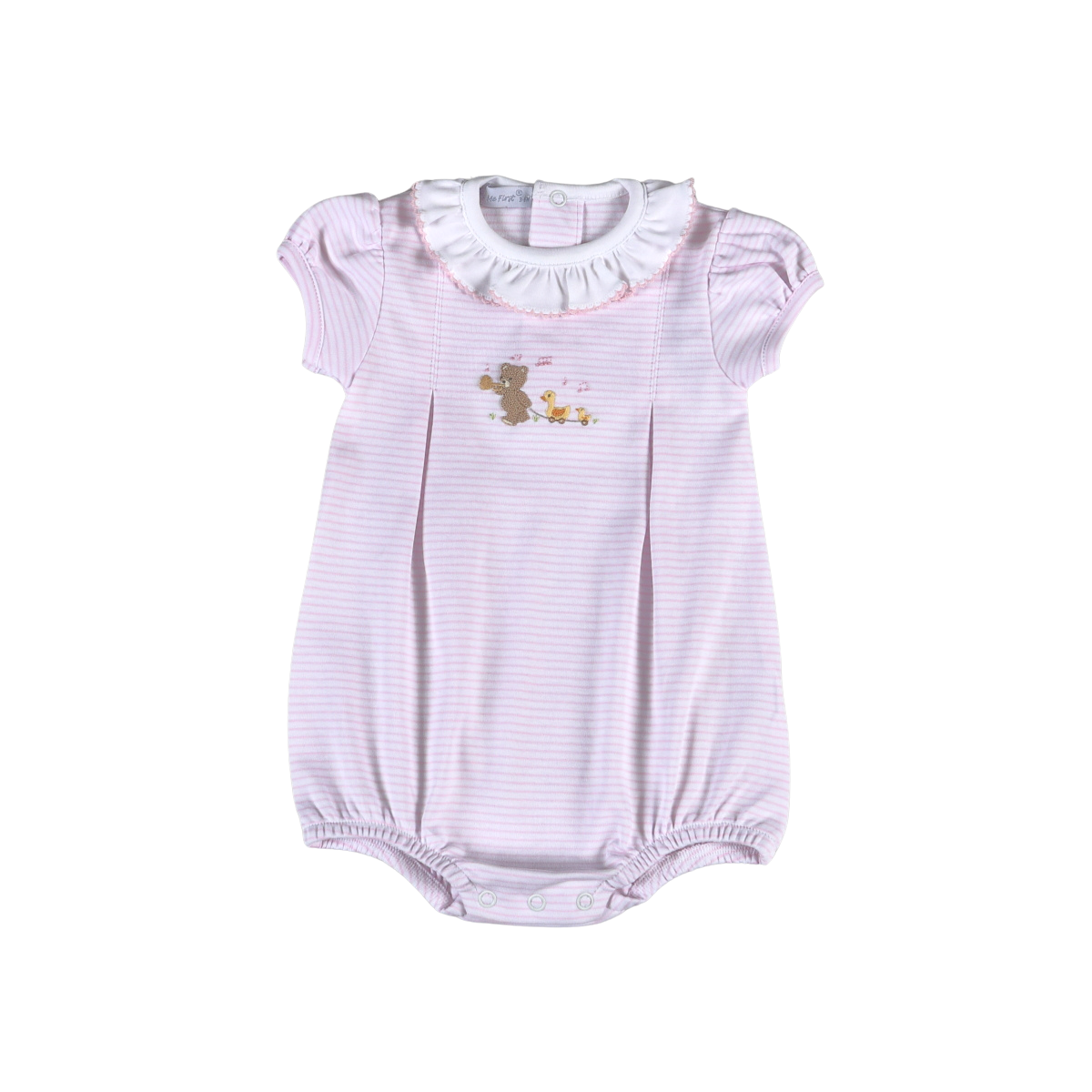 Pink Giraffe in the Sky Hand Embroidery Bubble