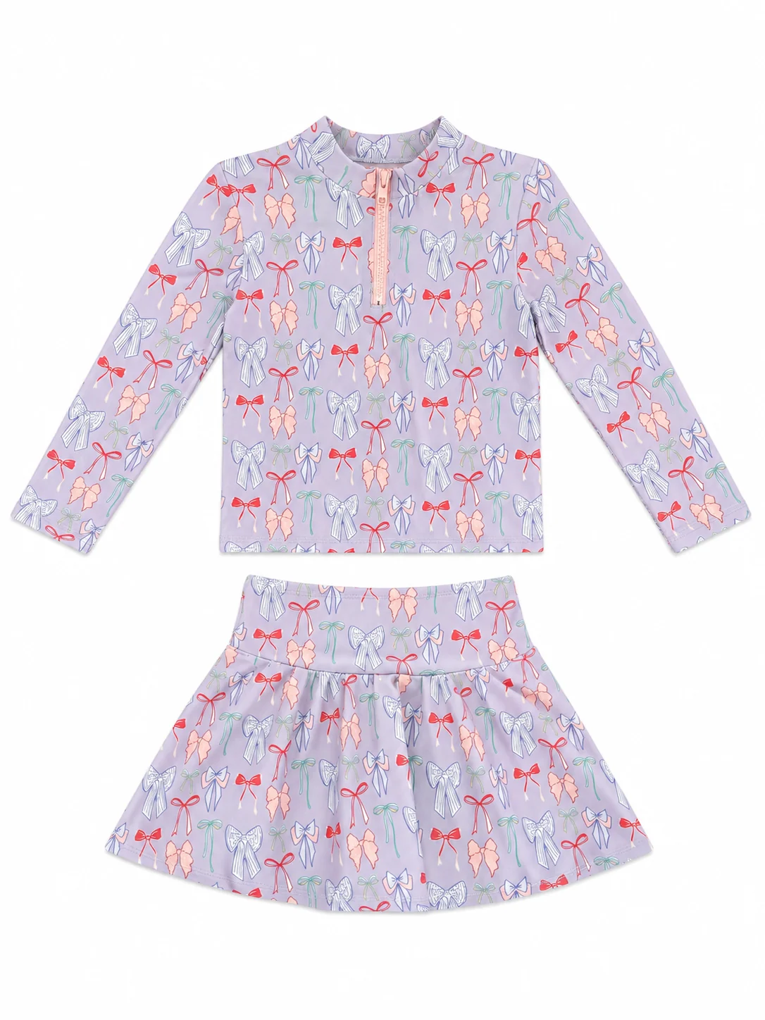 Sarah Set - Lavender Bow TWEEN