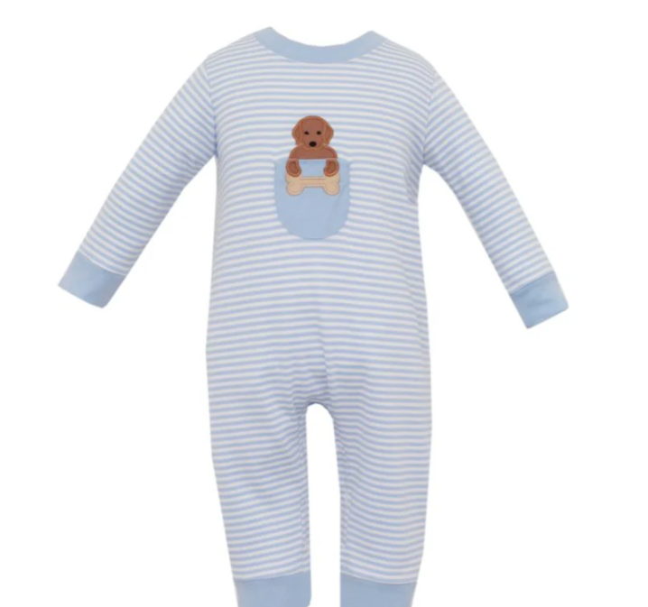 LABS - Blue Knit Stripe Romper