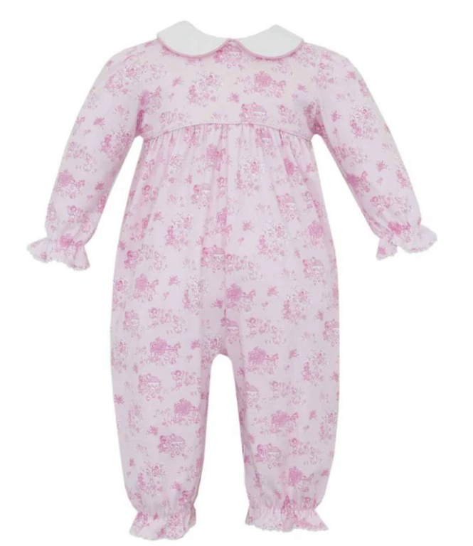 FRENCH TOILLE - Pink Footie