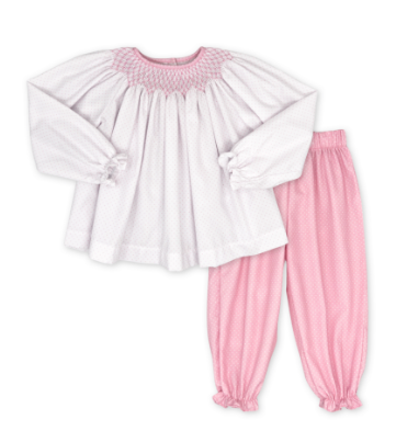 Precious Bitty Dot Pant Set