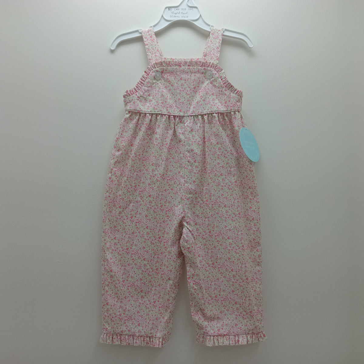 Ruffled Overall - Windemere Floral