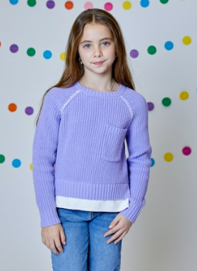 L/S Top - Purple Haze - Tween