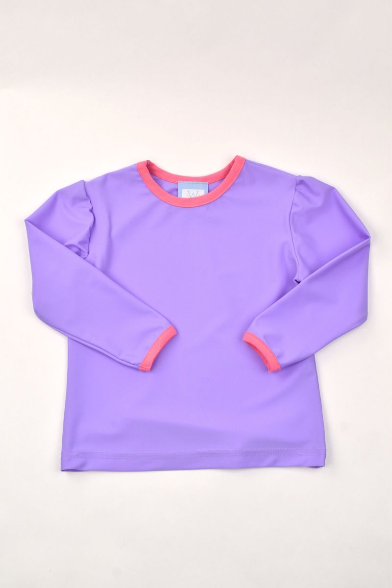 Pink Trim Lilac Top Tween 93102