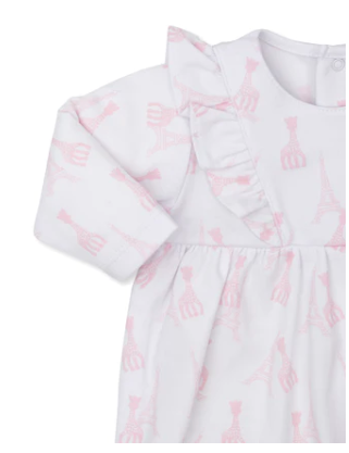 Sophie la girafe on tour playsuit prt pink