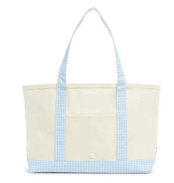 Medium Tote - Gingham Mist