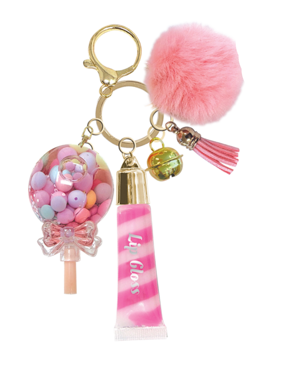 Trendy Lip Gloss with Keychain - Tween
