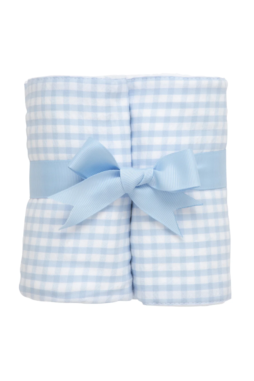 Big Check Set of Two Burp Cloths
