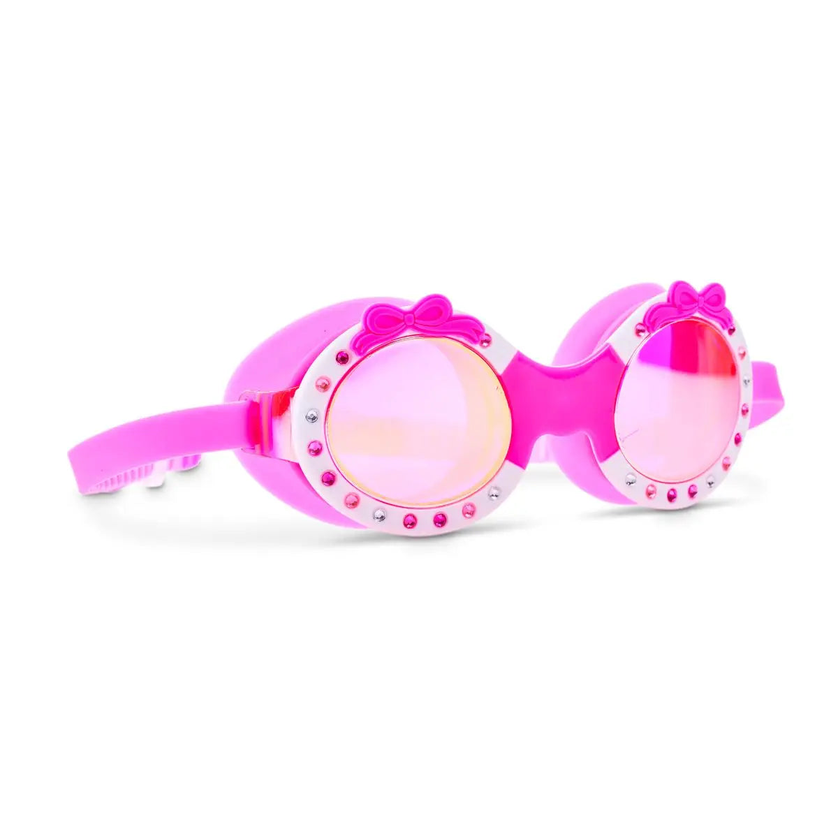 Ribbon Glam Flexible Frame Bow Swim Goggle