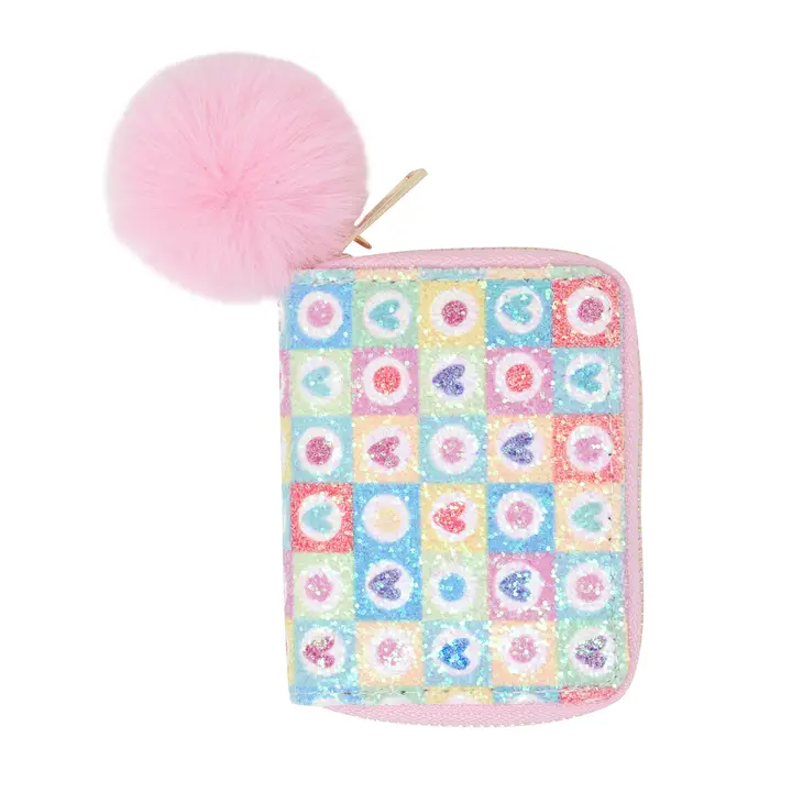 Glitter Hearts Wallet - Tween
