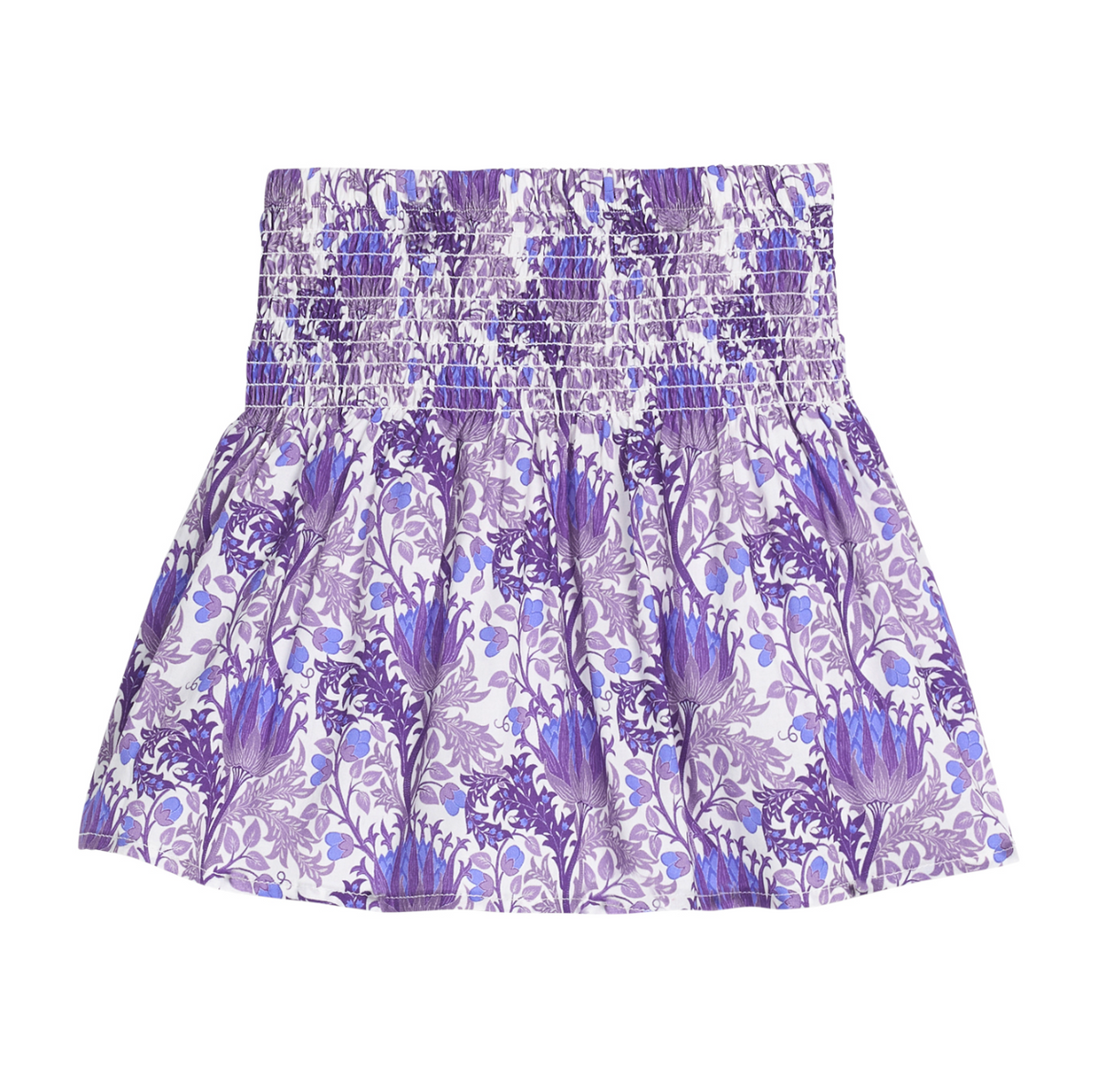 Ruched Circle Skirt - Concord Floral - Tween