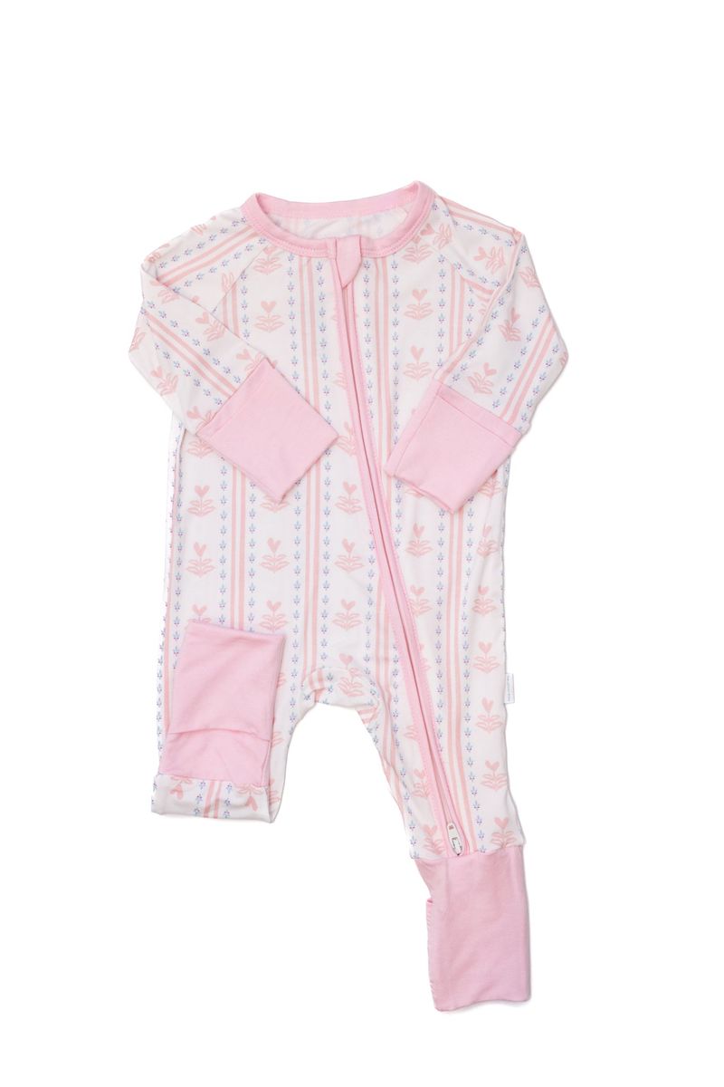 Sweet Hearts Sleep Romper - Nellie Howard Ossi x The Uptown Baby