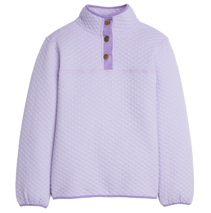 Classic Quilted Pullover Lavender/Lilac Tween