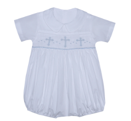 White Thomas Boy Bubble Cross