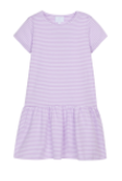 Lavender Stripe Kari T-Shirt Dress