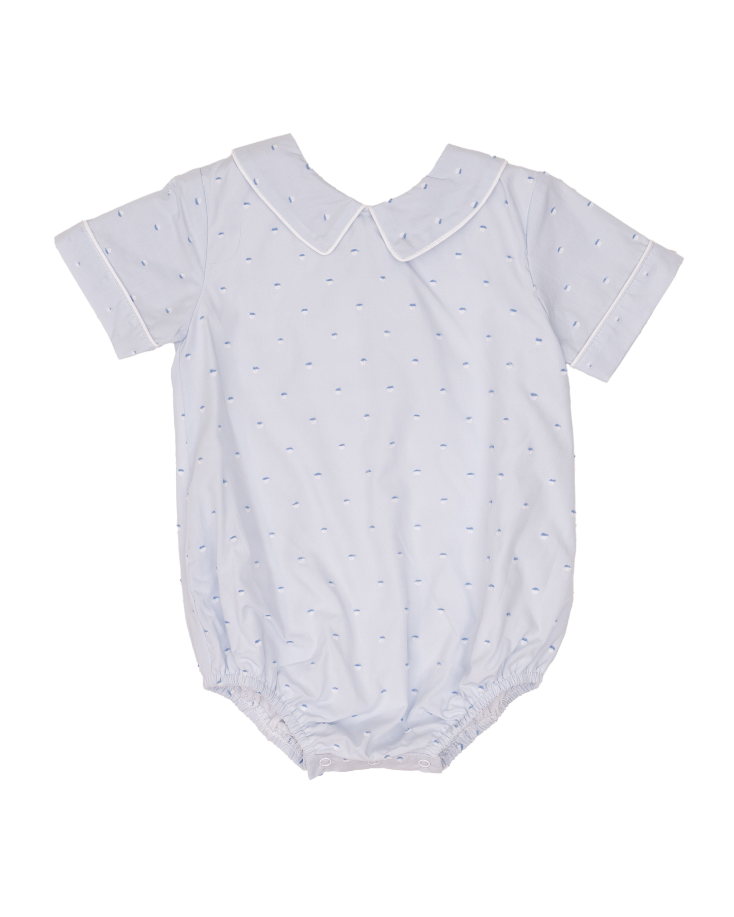 James Bubble Light Blue Swiss Dot