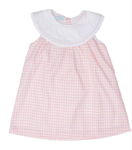 Aimee Yellow & Pink Check Dress 242