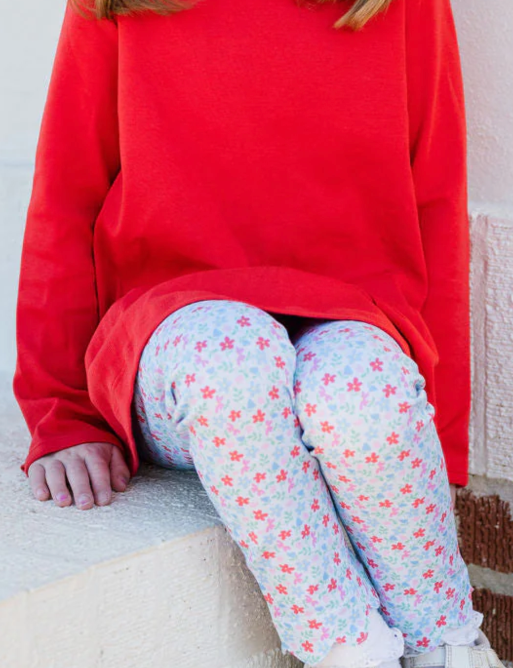 Peggie Peplum Legging Set - Full Bloom