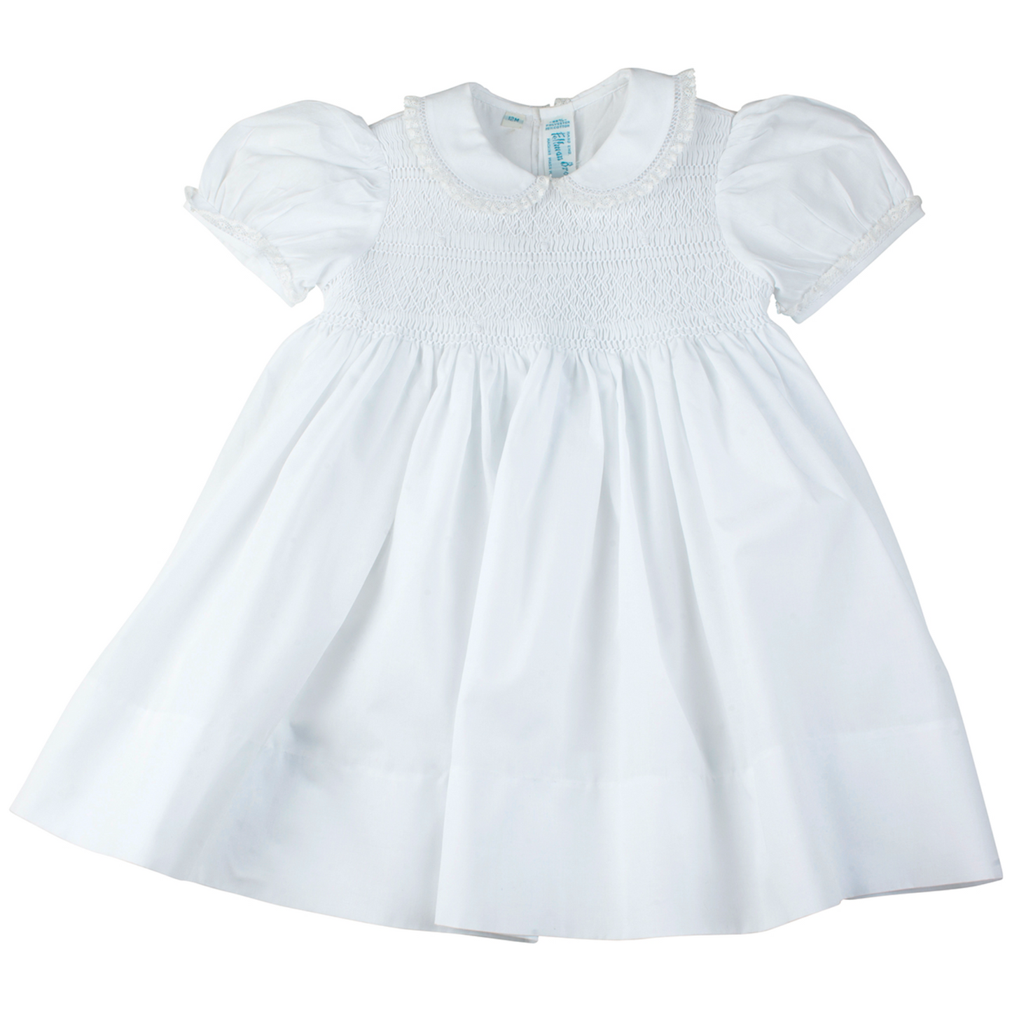 Girls Lacy Smocked Dress-17411