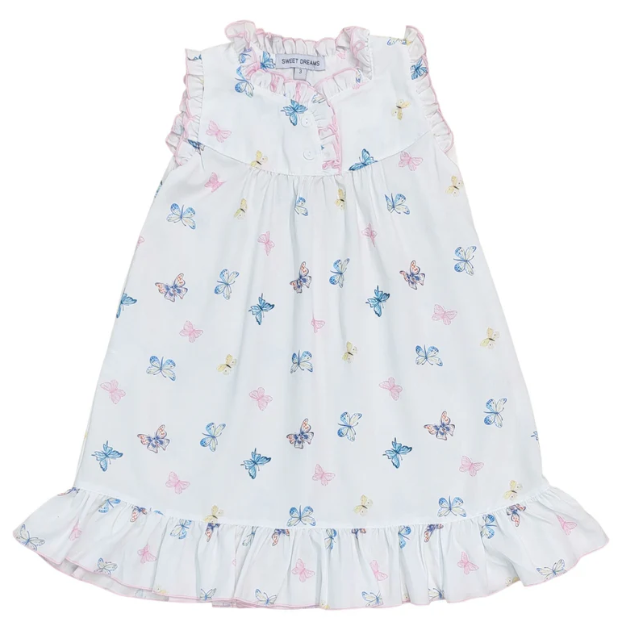 Butterfly Print Gown