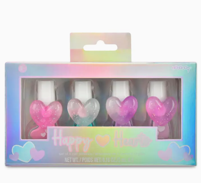 happy heart nail polish mini