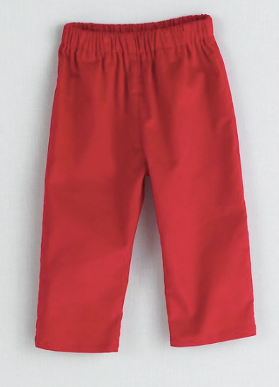 Cord Pants Red 46091