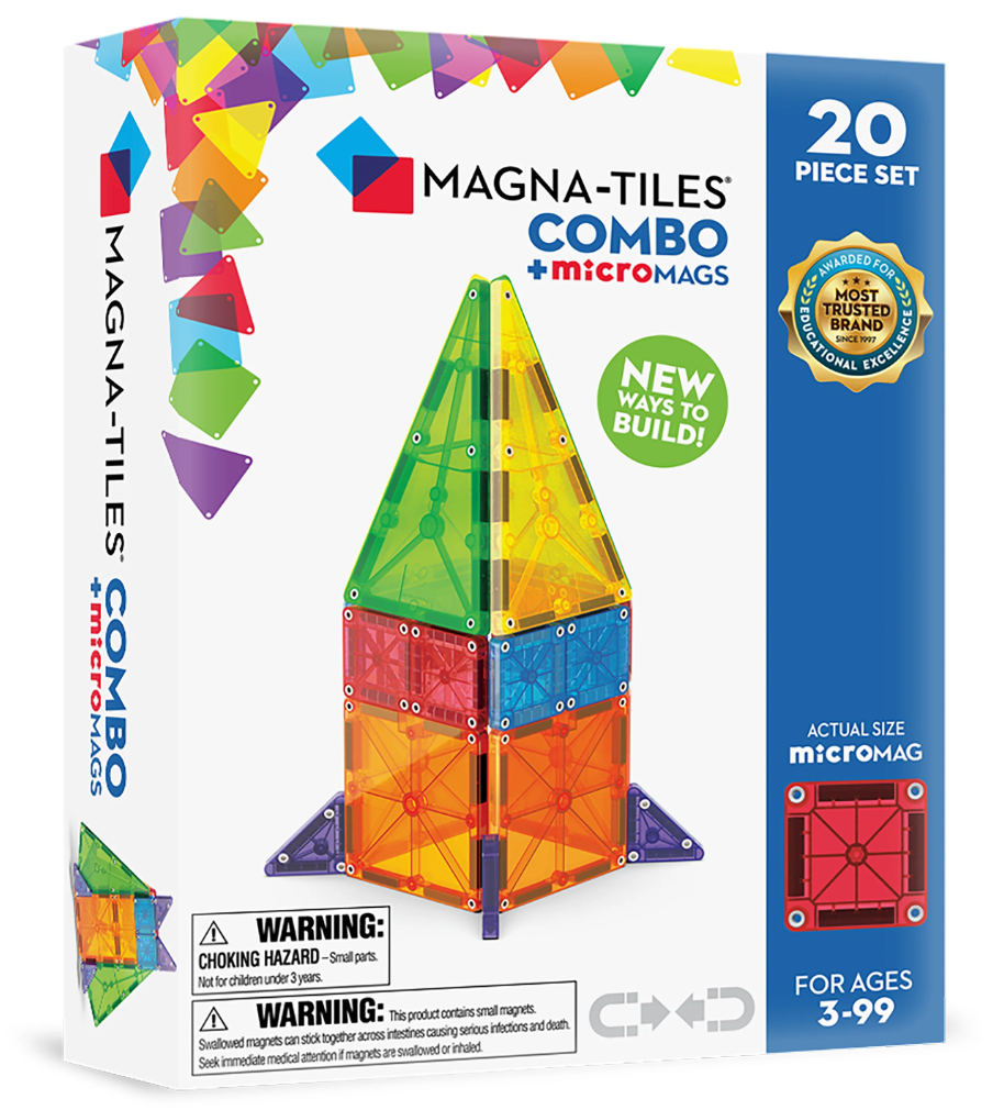 Combo 20 Piece Magnatiles Set