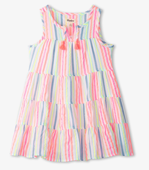 Miami Beach Layered Tiered Dress