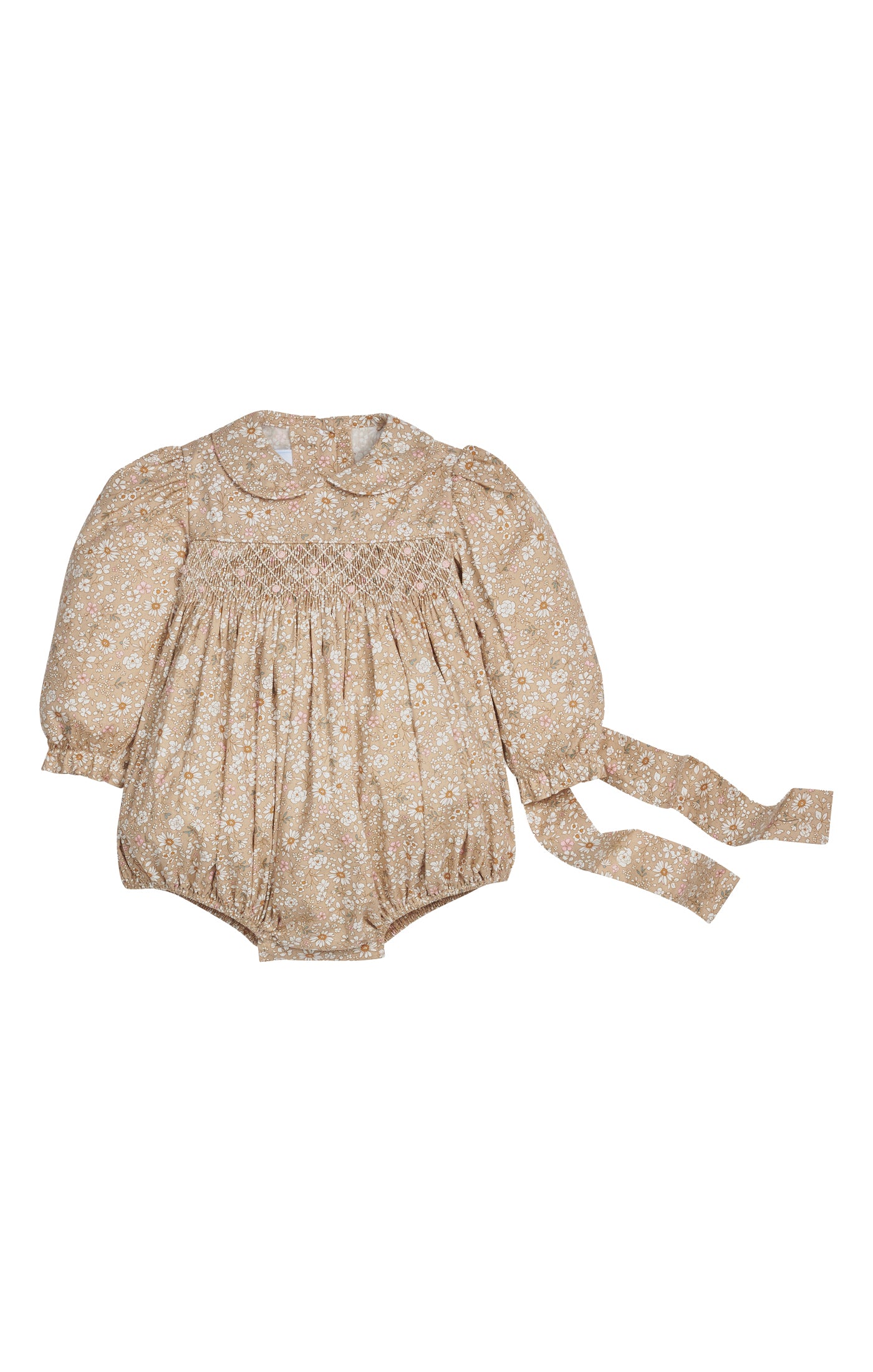 Smocked Charlotte Bubble - Camden Floral
