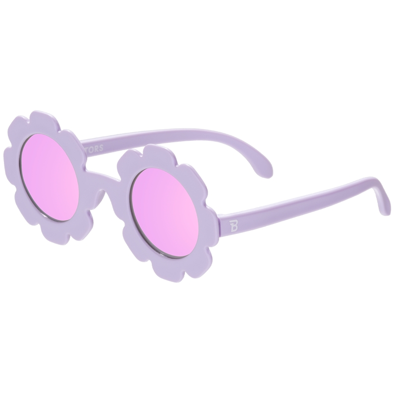 Iris Polarized Flower Sunglasses with Mirrored Lens