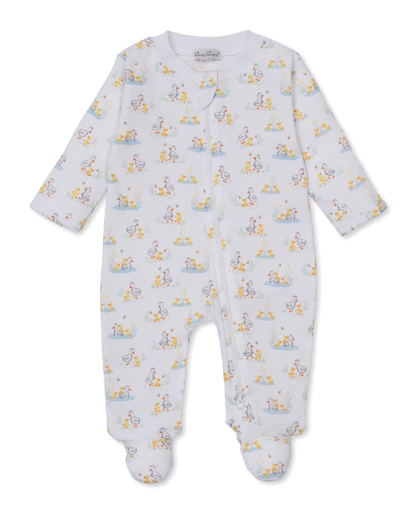 Footie w/Zip - Duck Pond paddles