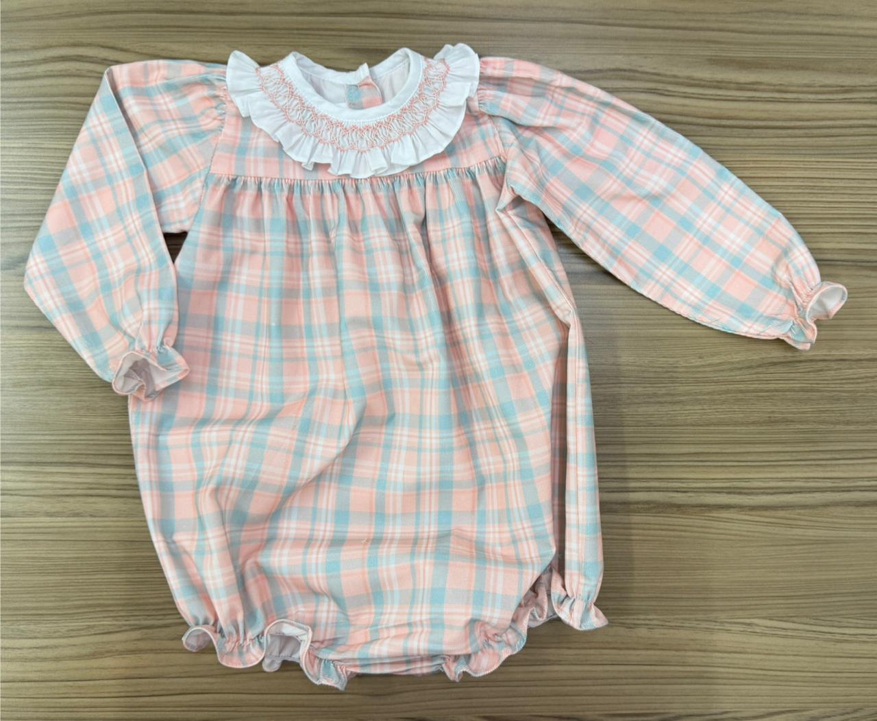 Plaid Corduroy Bubble LGF26-09