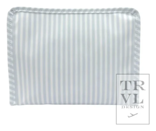 Roadie Medium Zip Pouch - Pimlico Stripe Blue