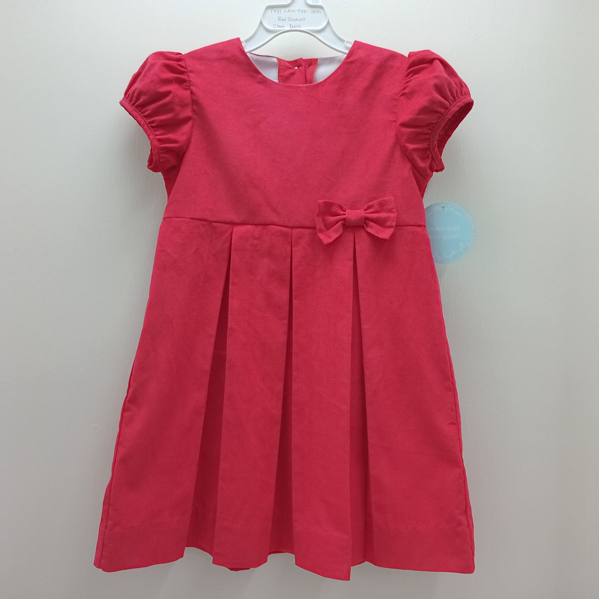 Clara Dress - Red Corduroy