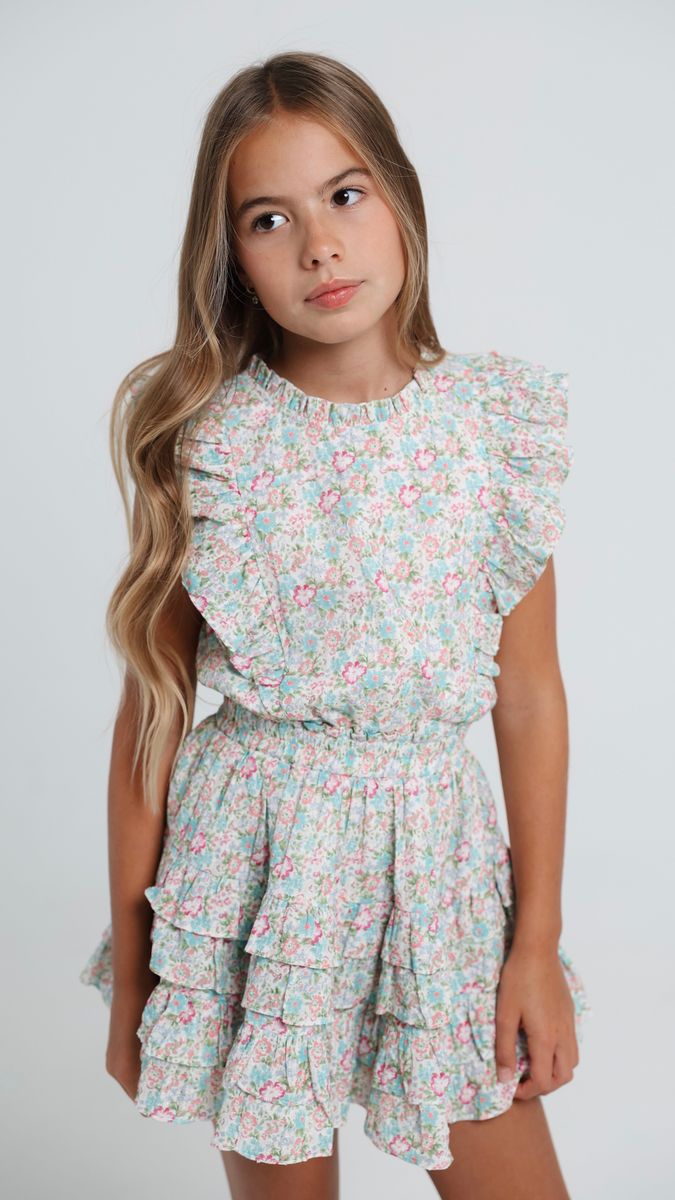 Gustavia Dress - Rosette - Tween