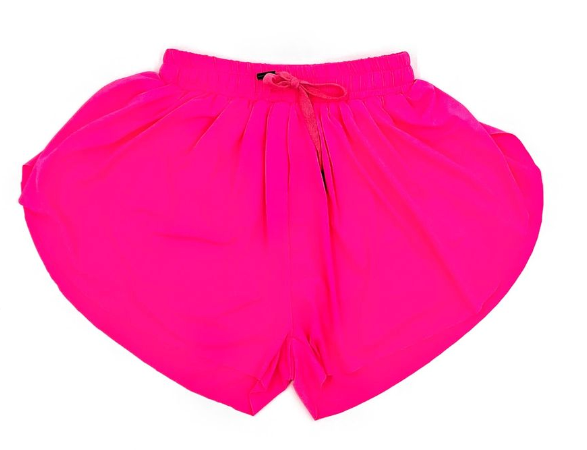 hot Pink Butterfly Athletic Short