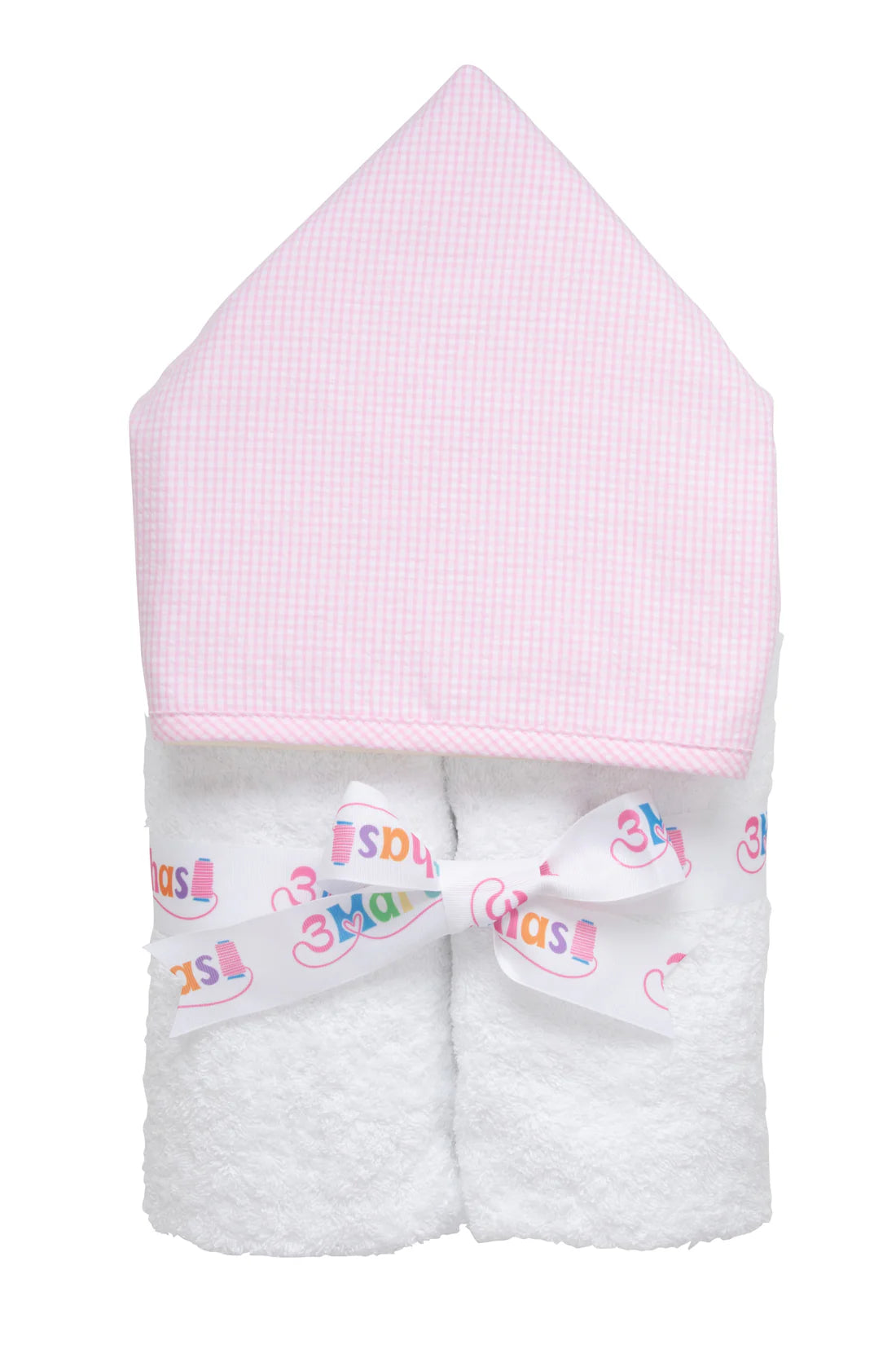 Small Check Everykid Towel Pink