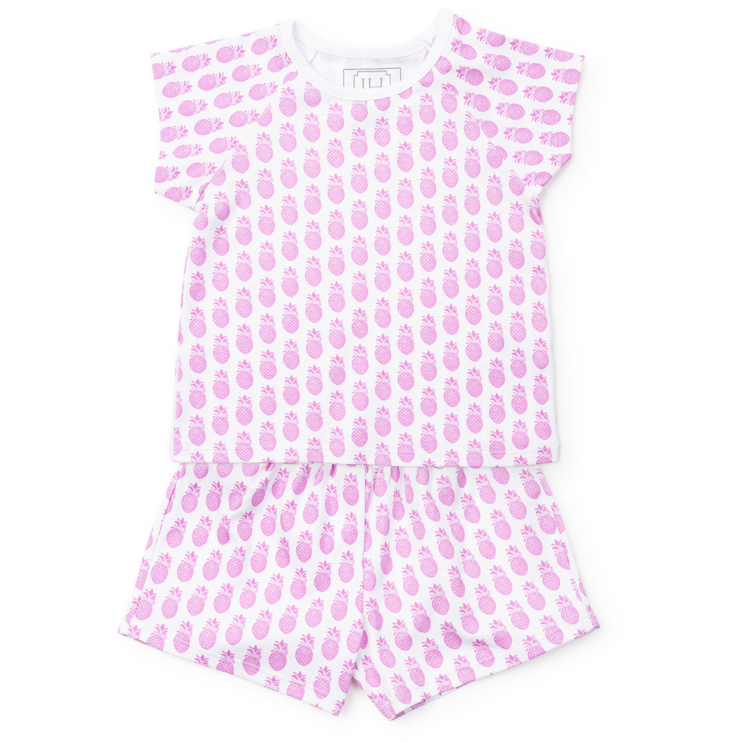 Emery Girls' Short Set - Palm Beach Pineapples