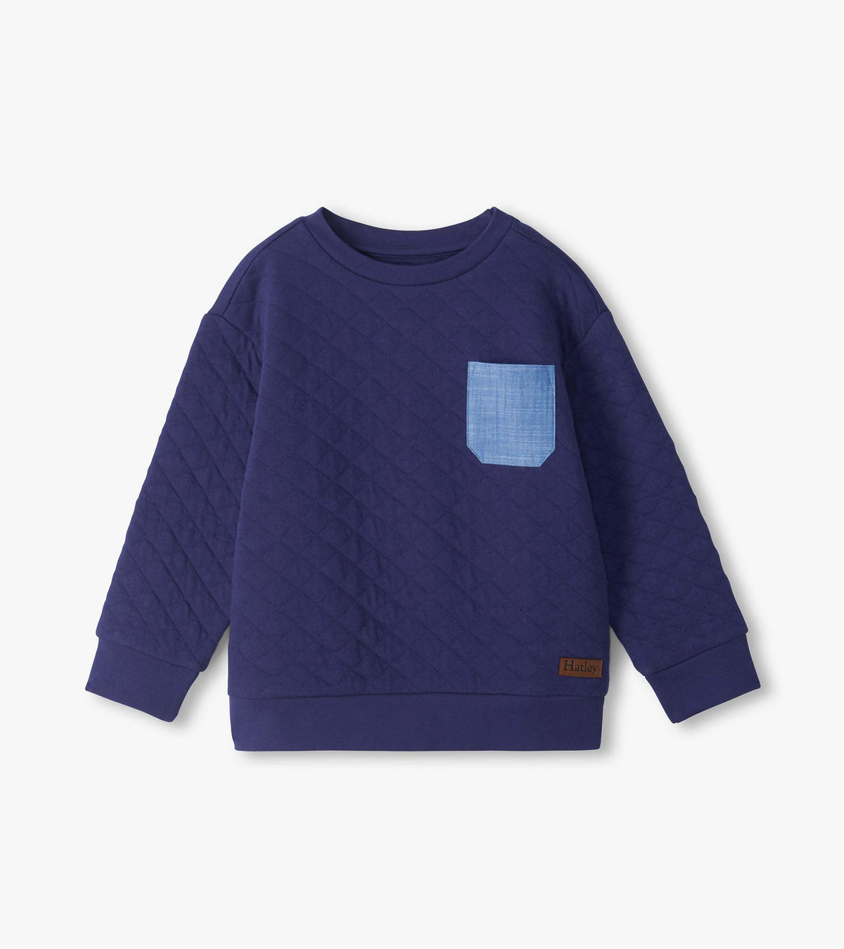 Patriot Blue Quilted Pullover
