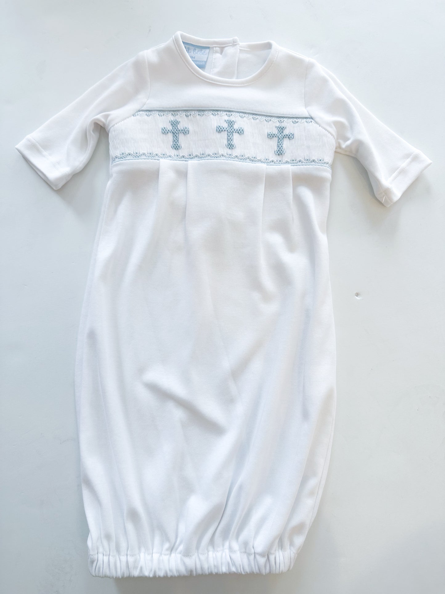 Crosses - White knit boy's sac