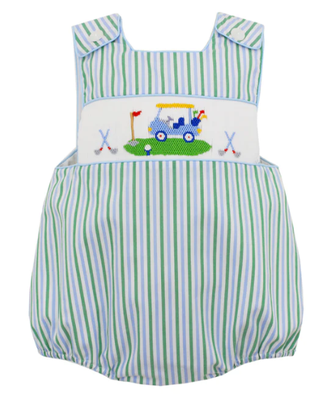 Golf Sun Bubble - Green and Blue Stripe