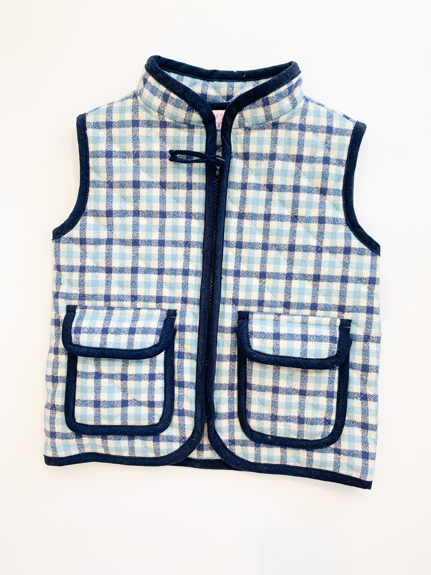 Foster Vest Waterfall plaid
