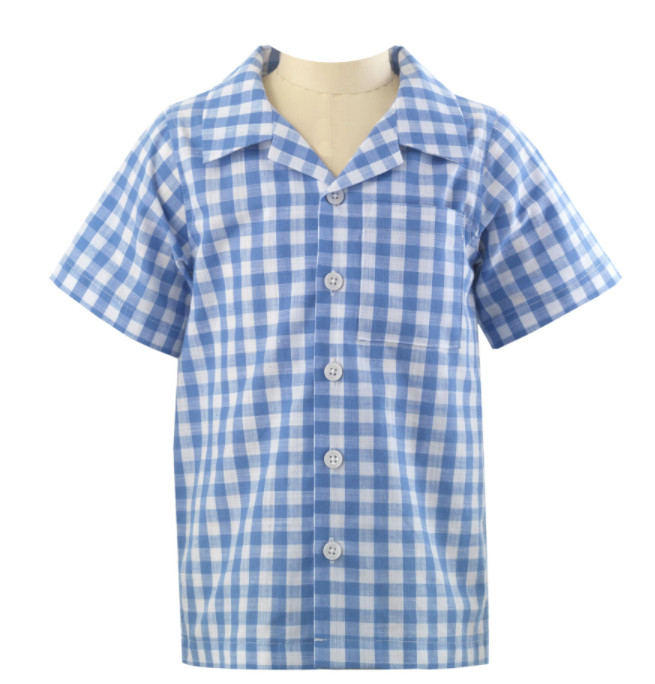 Blue Gingham Shirt RR