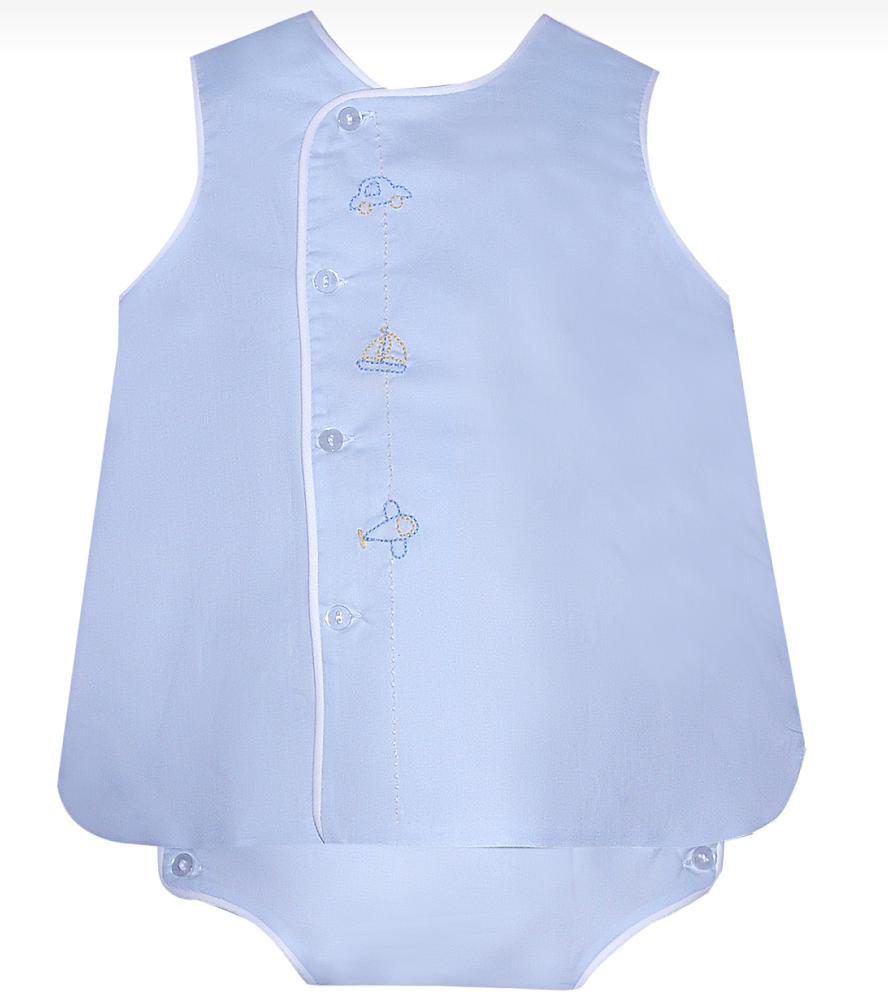 Blue Blanche boy Diaper Set Vehicles