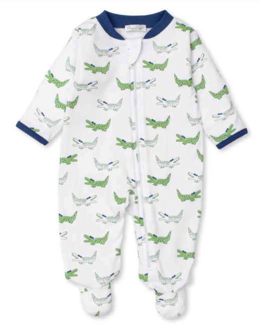 Alligator Alley Zipper Footie