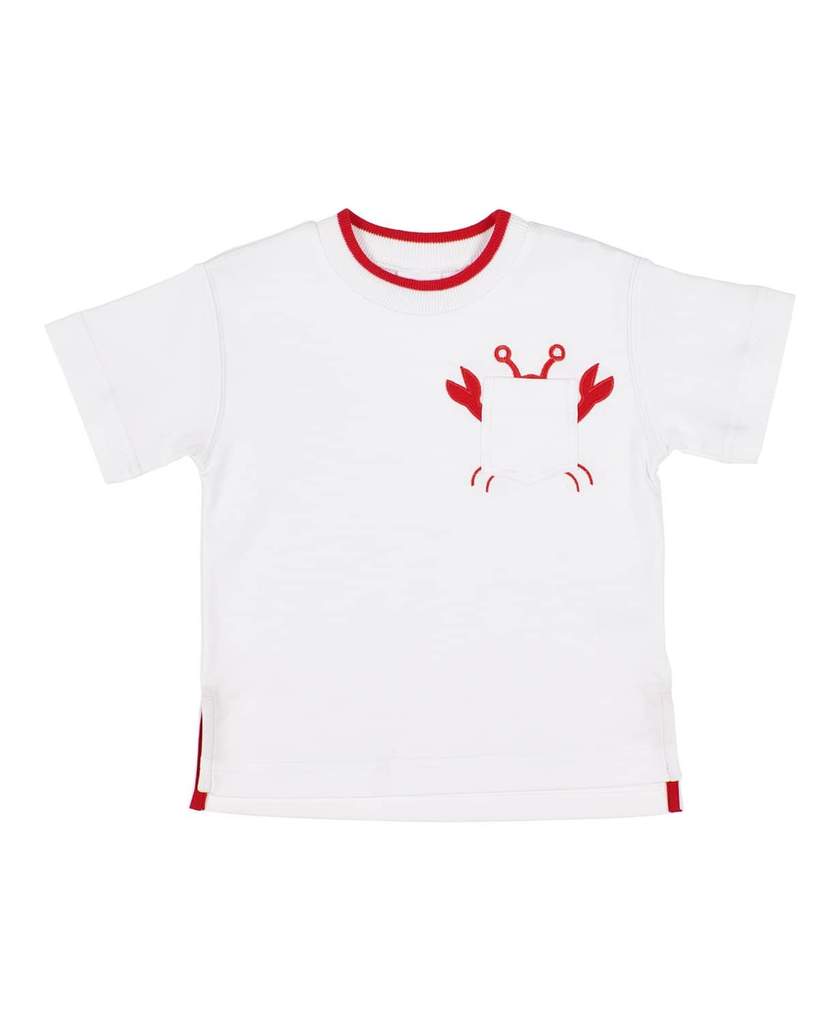 No Crabs Allowed T Shirt-4-6 boys